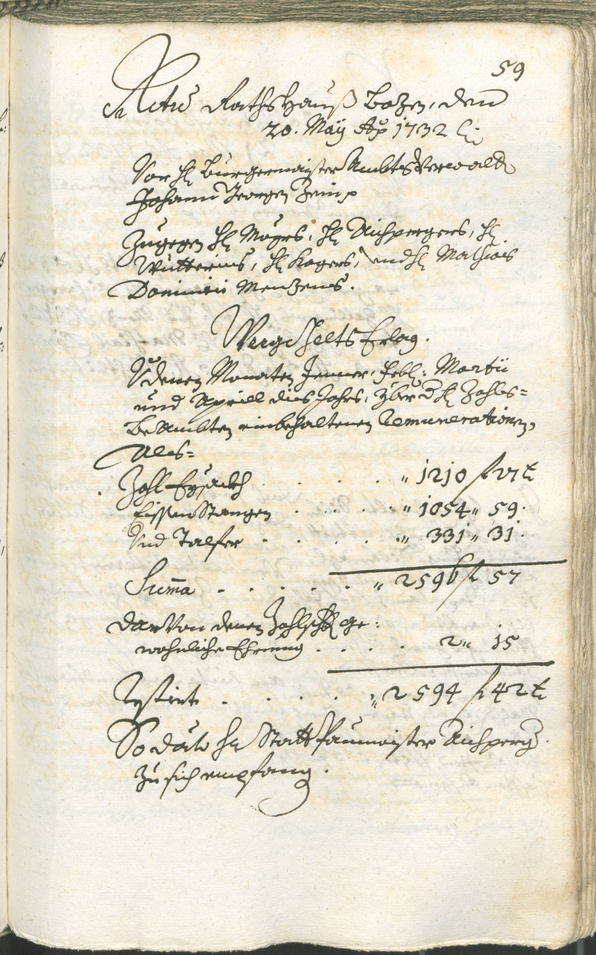 Civic Archives of Bozen-Bolzano - BOhisto Ratsprotokoll 1732/35 