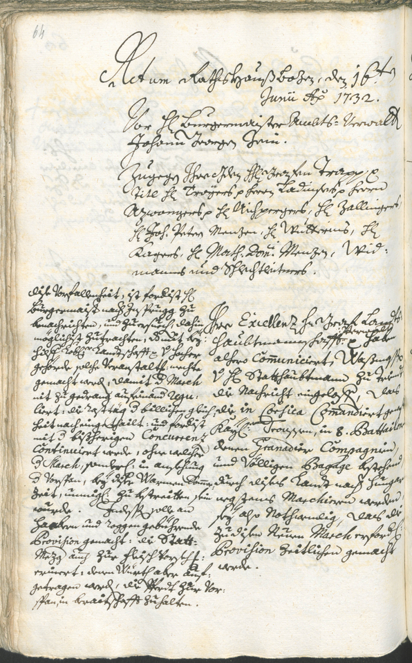 Archivio Storico della Città di Bolzano - BOhisto protocollo consiliare 1732/35 