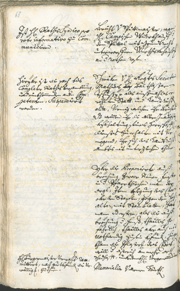 Archivio Storico della Città di Bolzano - BOhisto protocollo consiliare 1732/35 