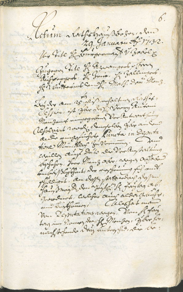 Civic Archives of Bozen-Bolzano - BOhisto Ratsprotokoll 1732/35 