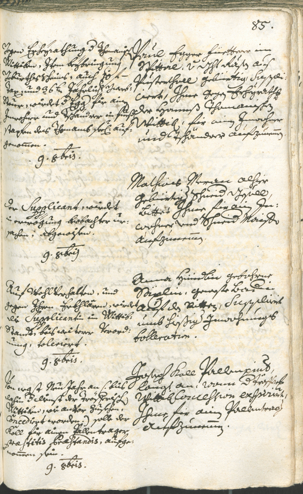 Stadtarchiv Bozen - BOhisto Ratsprotokoll 1732/35 