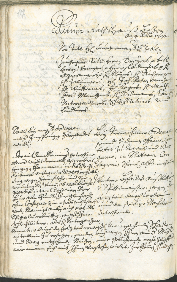 Archivio Storico della Città di Bolzano - BOhisto protocollo consiliare 1732/35 