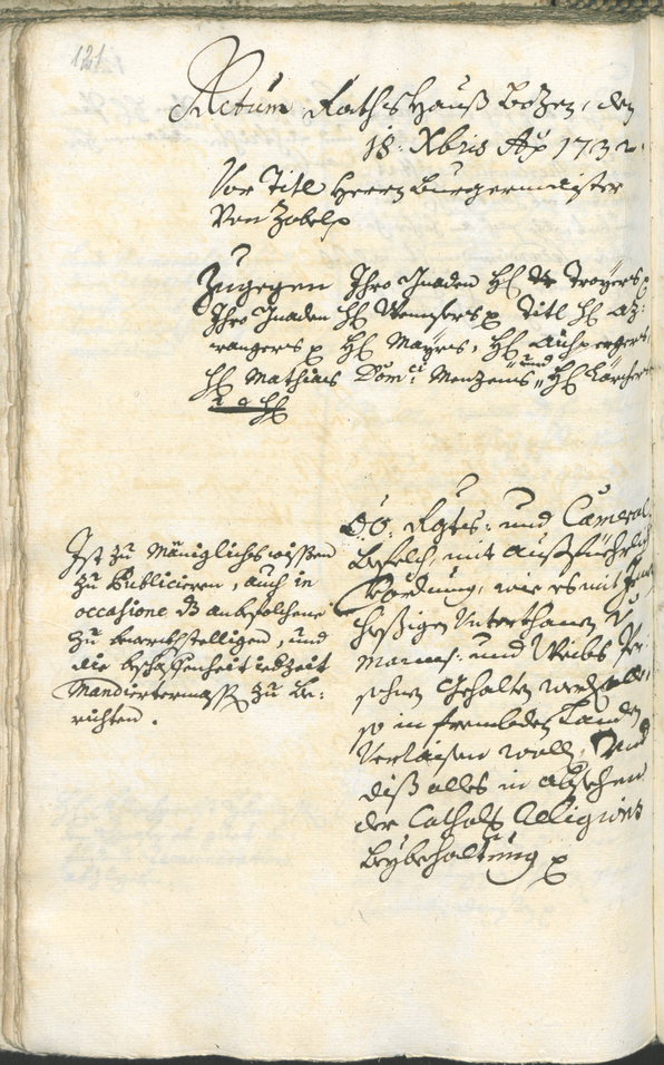 Archivio Storico della Città di Bolzano - BOhisto protocollo consiliare 1732/35 