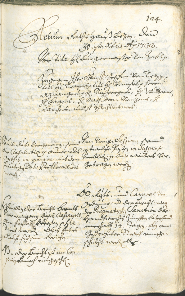 Civic Archives of Bozen-Bolzano - BOhisto Ratsprotokoll 1732/35 