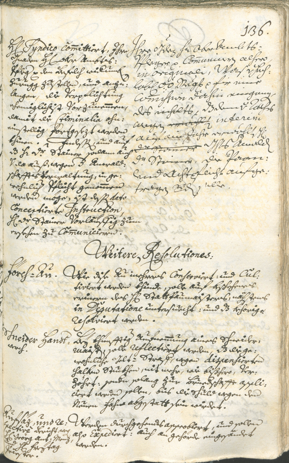 Archivio Storico della Città di Bolzano - BOhisto protocollo consiliare 1732/35 