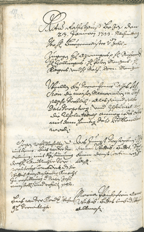 Civic Archives of Bozen-Bolzano - BOhisto Ratsprotokoll 1732/35 