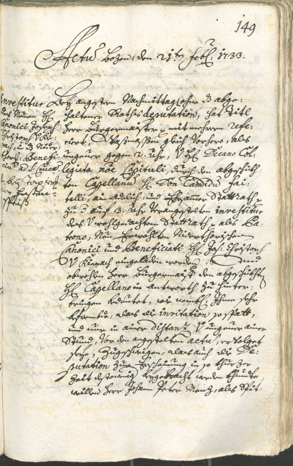 Civic Archives of Bozen-Bolzano - BOhisto Ratsprotokoll 1732/35 