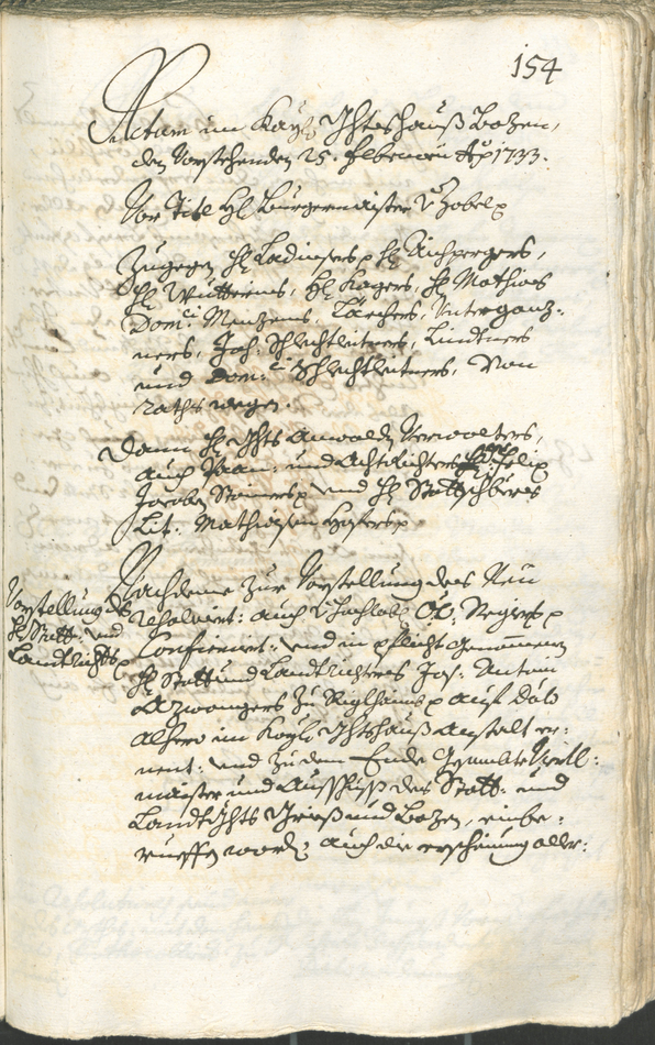 Archivio Storico della Città di Bolzano - BOhisto protocollo consiliare 1732/35 