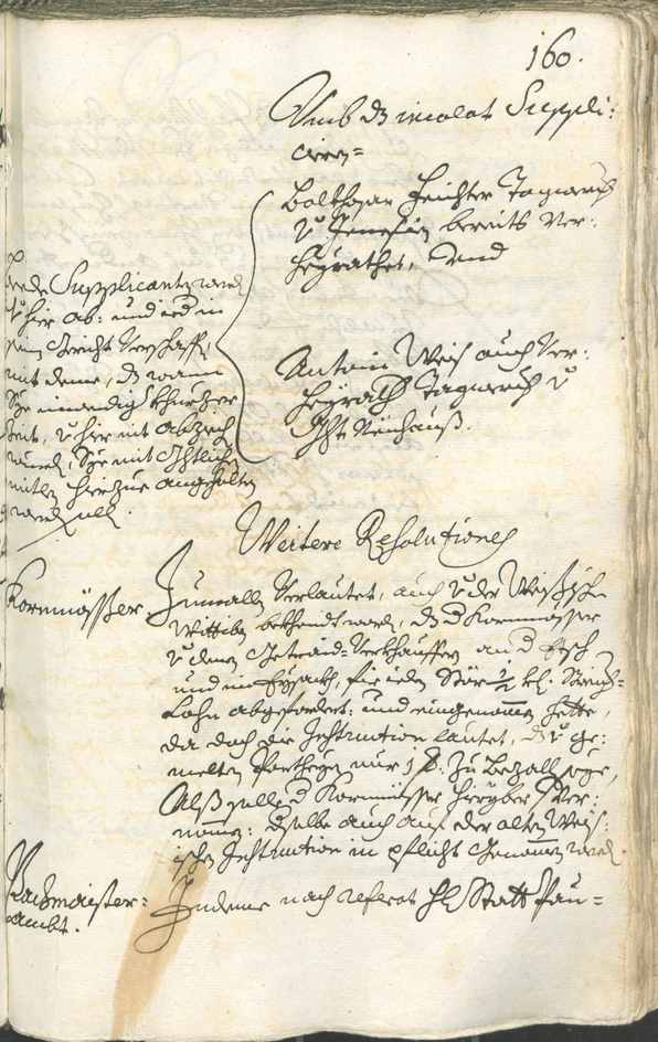 Civic Archives of Bozen-Bolzano - BOhisto Ratsprotokoll 1732/35 