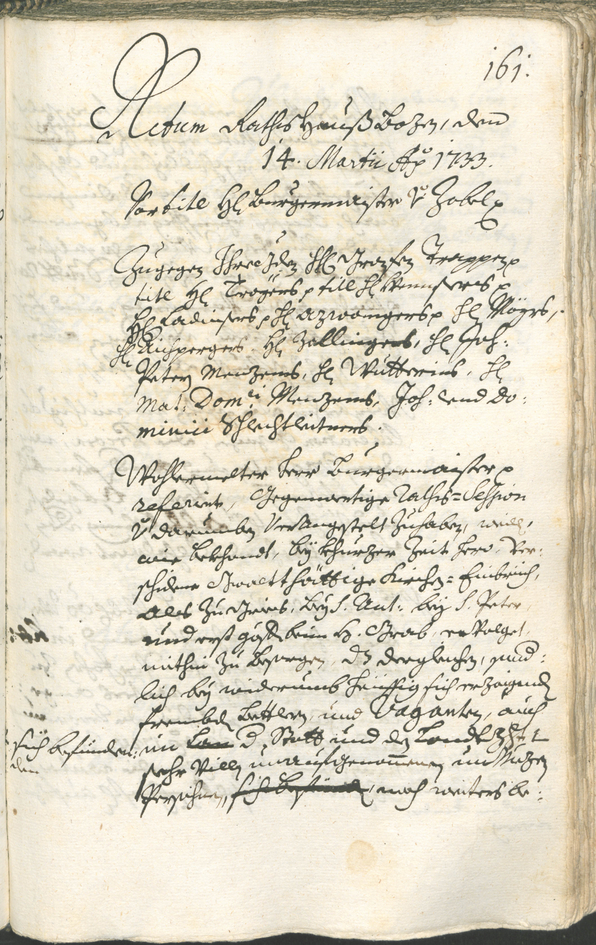 Archivio Storico della Città di Bolzano - BOhisto protocollo consiliare 1732/35 