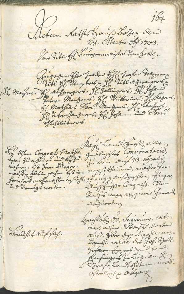 Archivio Storico della Città di Bolzano - BOhisto protocollo consiliare 1732/35 