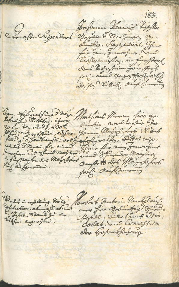 Archivio Storico della Città di Bolzano - BOhisto protocollo consiliare 1732/35 