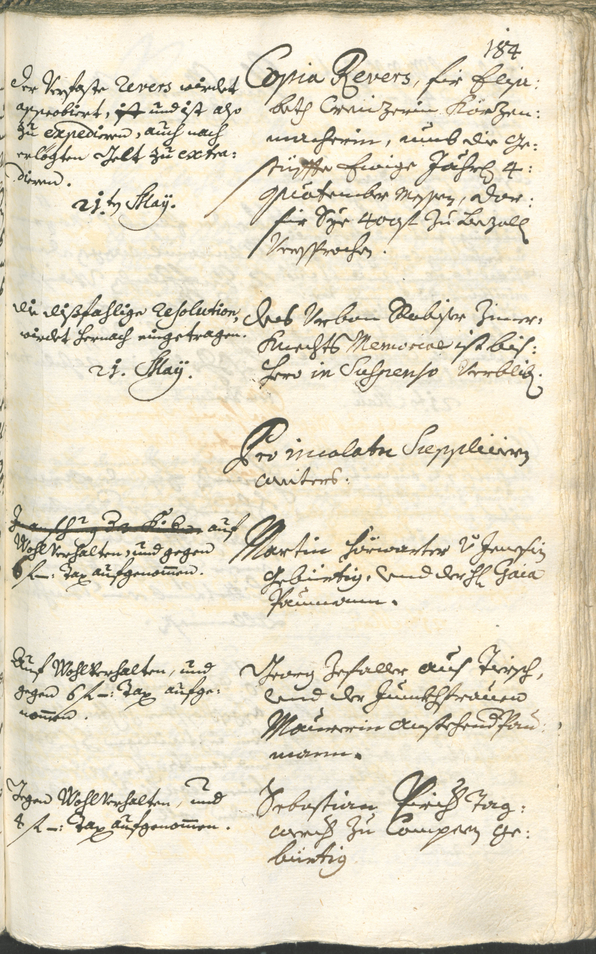 Stadtarchiv Bozen - BOhisto Ratsprotokoll 1732/35 