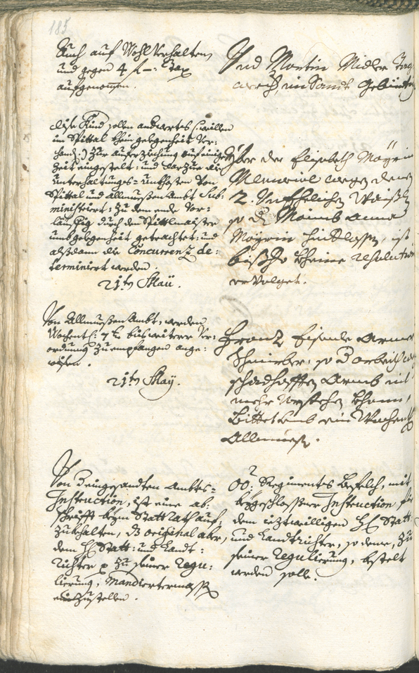 Civic Archives of Bozen-Bolzano - BOhisto Ratsprotokoll 1732/35 