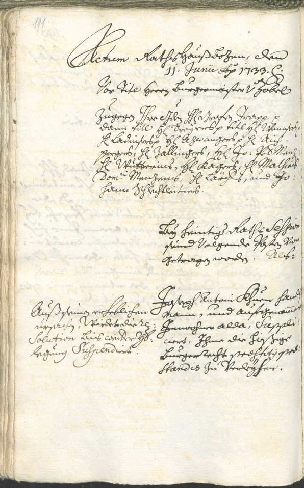 Archivio Storico della Città di Bolzano - BOhisto protocollo consiliare 1732/35 