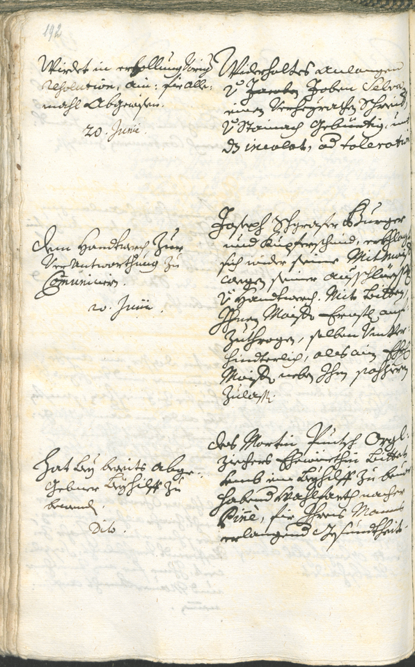 Archivio Storico della Città di Bolzano - BOhisto protocollo consiliare 1732/35 