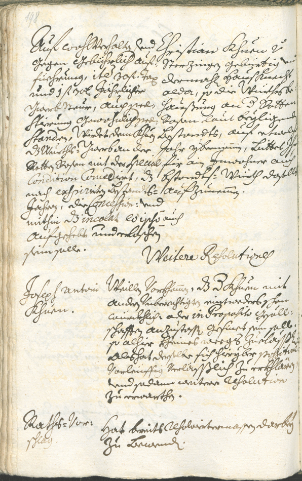 Archivio Storico della Città di Bolzano - BOhisto protocollo consiliare 1732/35 