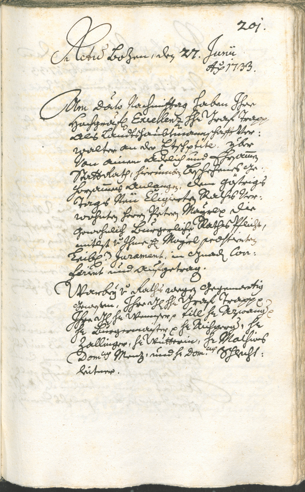 Archivio Storico della Città di Bolzano - BOhisto protocollo consiliare 1732/35 