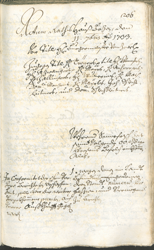 Civic Archives of Bozen-Bolzano - BOhisto Ratsprotokoll 1732/35 