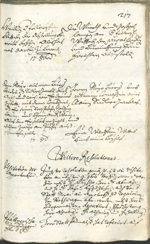 Archivio Storico della Città di Bolzano - BOhisto protocollo consiliare 1732/35 