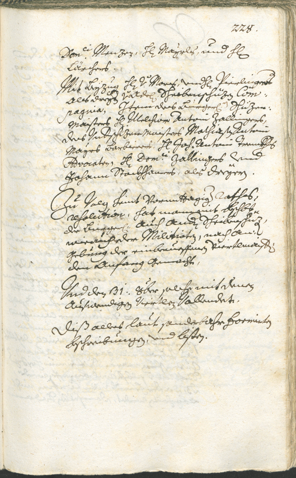 Archivio Storico della Città di Bolzano - BOhisto protocollo consiliare 1732/35 