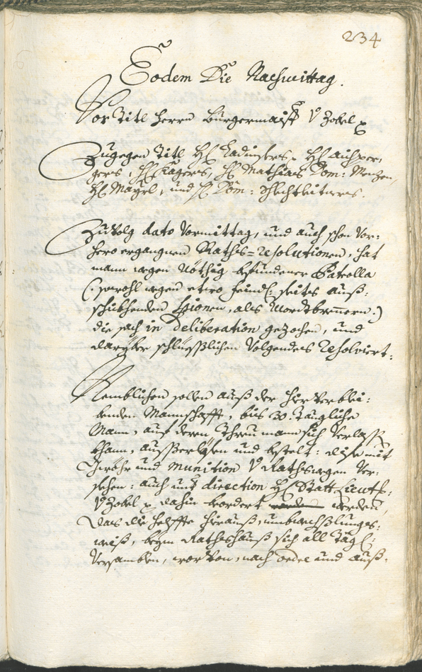 Archivio Storico della Città di Bolzano - BOhisto protocollo consiliare 1732/35 