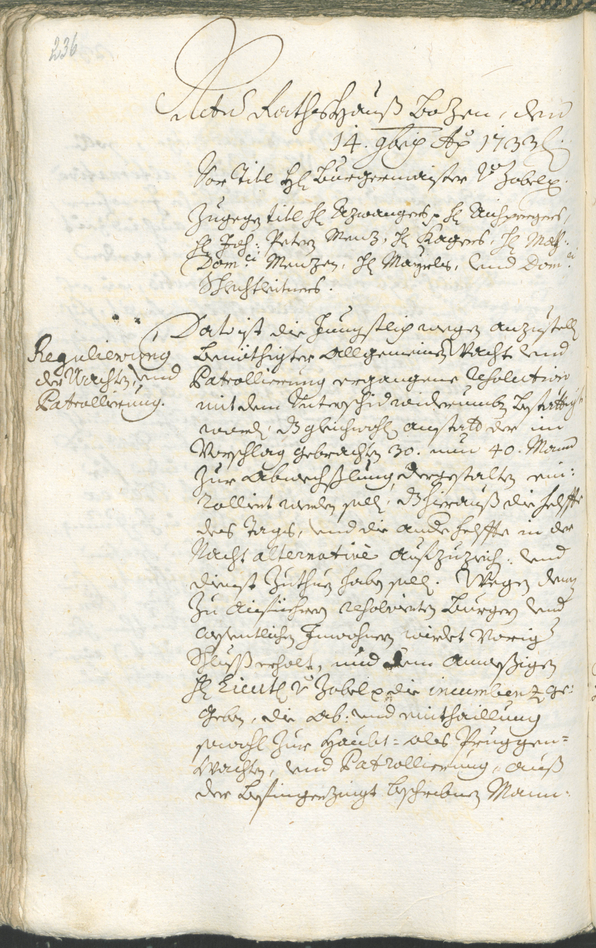 Archivio Storico della Città di Bolzano - BOhisto protocollo consiliare 1732/35 