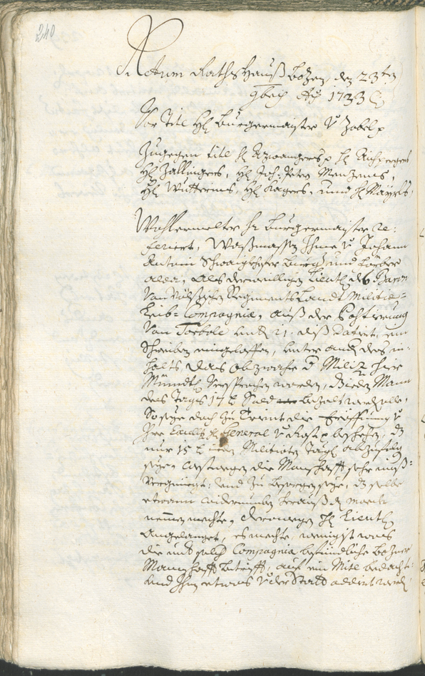 Archivio Storico della Città di Bolzano - BOhisto protocollo consiliare 1732/35 