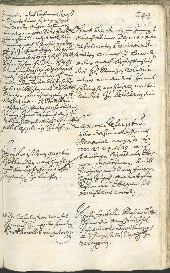 Civic Archives of Bozen-Bolzano - BOhisto Ratsprotokoll 1732/35 