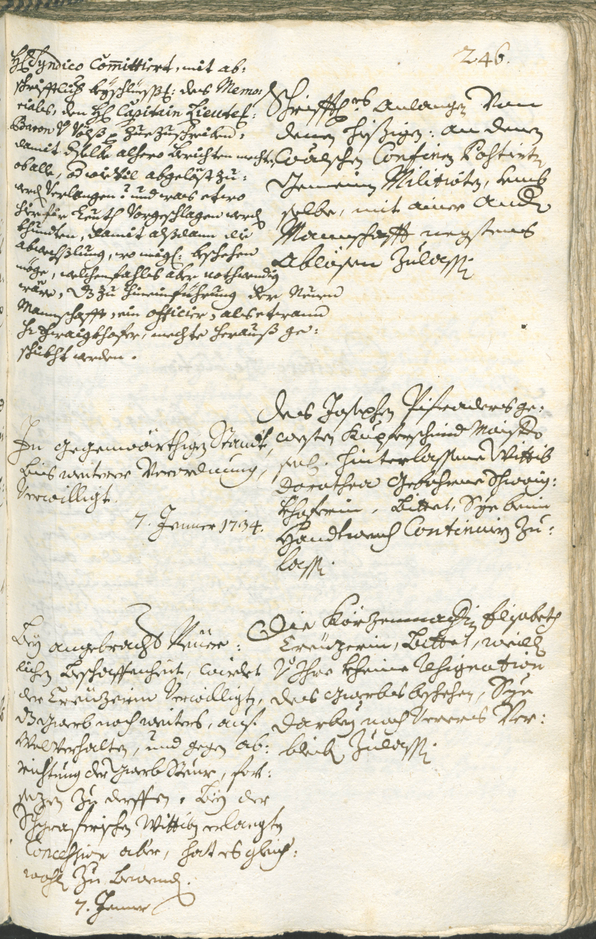 Civic Archives of Bozen-Bolzano - BOhisto Ratsprotokoll 1732/35 