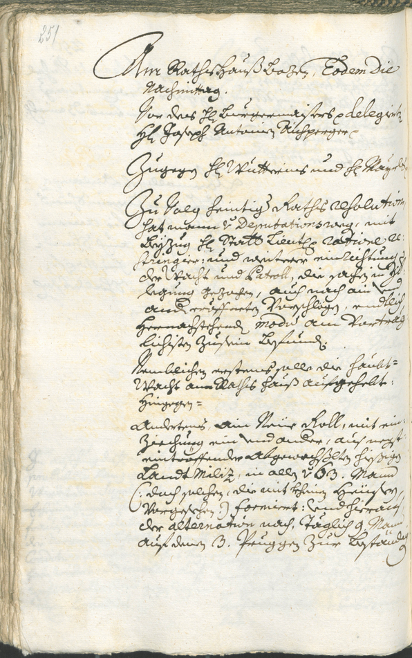 Archivio Storico della Città di Bolzano - BOhisto protocollo consiliare 1732/35 