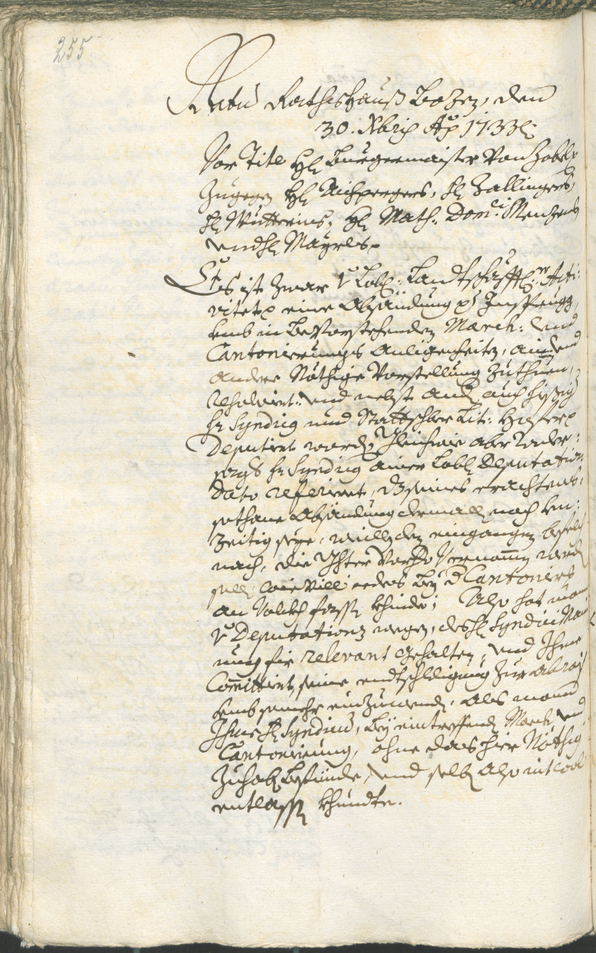 Civic Archives of Bozen-Bolzano - BOhisto Ratsprotokoll 1732/35 