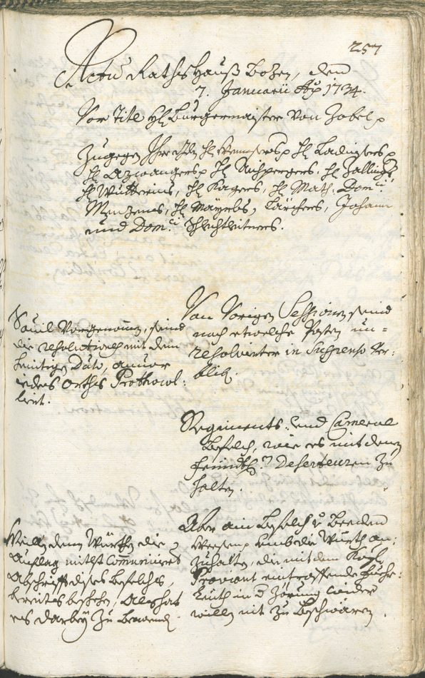 Civic Archives of Bozen-Bolzano - BOhisto Ratsprotokoll 1732/35 