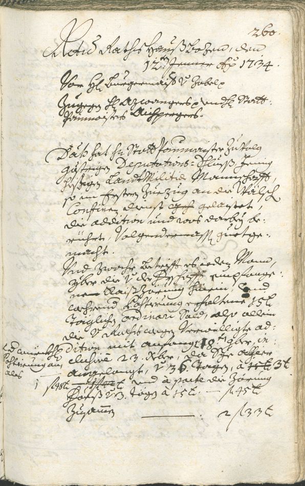 Civic Archives of Bozen-Bolzano - BOhisto Ratsprotokoll 1732/35 