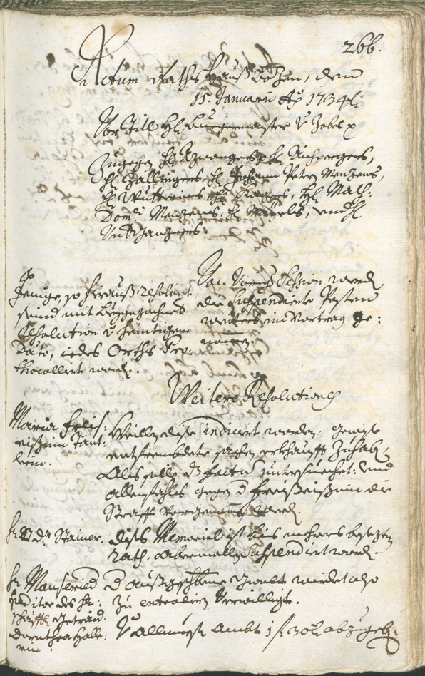 Archivio Storico della Città di Bolzano - BOhisto protocollo consiliare 1732/35 