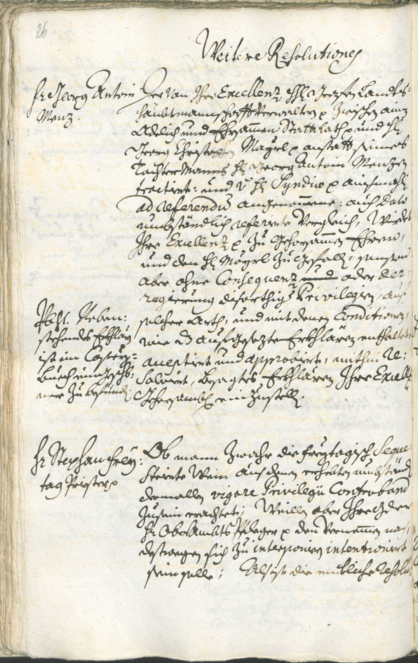 Archivio Storico della Città di Bolzano - BOhisto protocollo consiliare 1732/35 