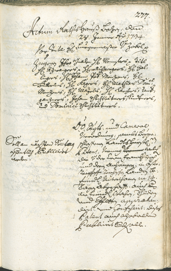 Archivio Storico della Città di Bolzano - BOhisto protocollo consiliare 1732/35 