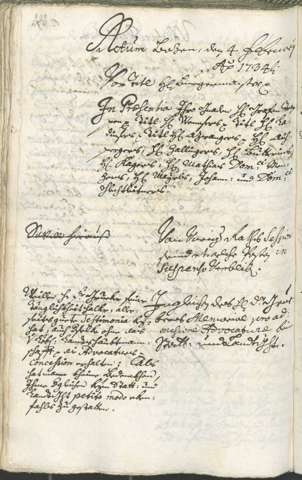 Civic Archives of Bozen-Bolzano - BOhisto Ratsprotokoll 1732/35 