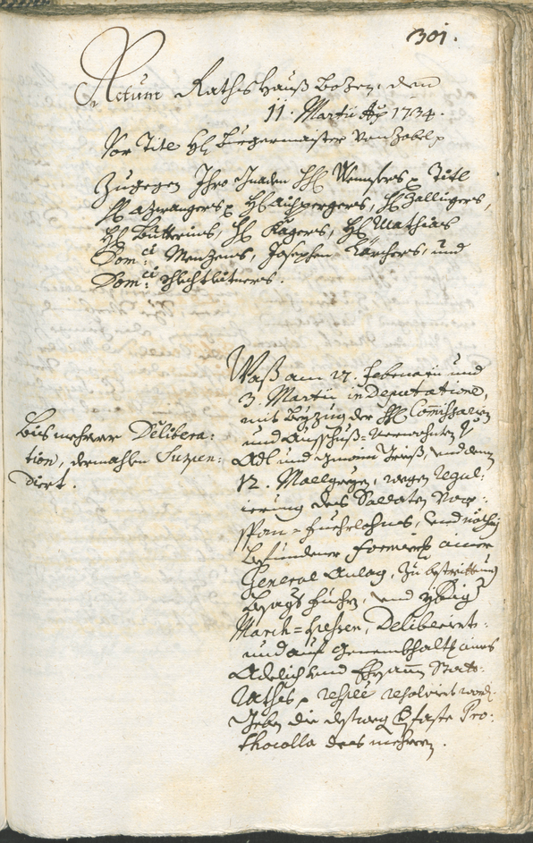 Civic Archives of Bozen-Bolzano - BOhisto Ratsprotokoll 1732/35 