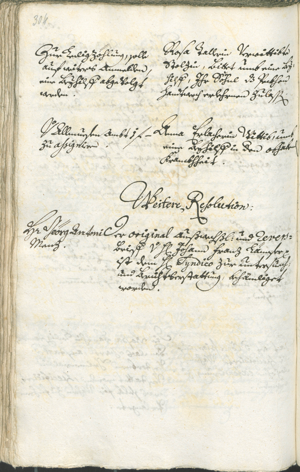 Civic Archives of Bozen-Bolzano - BOhisto Ratsprotokoll 1732/35 