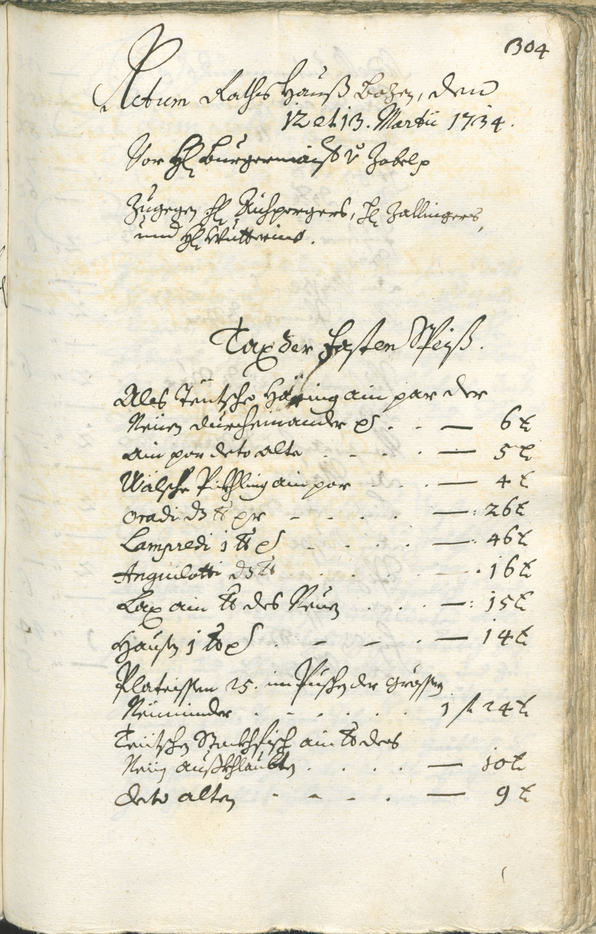 Civic Archives of Bozen-Bolzano - BOhisto Ratsprotokoll 1732/35 