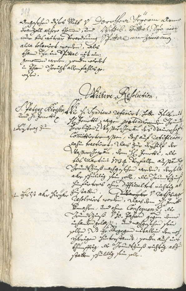 Civic Archives of Bozen-Bolzano - BOhisto Ratsprotokoll 1732/35 