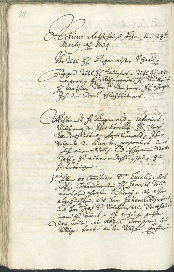 Civic Archives of Bozen-Bolzano - BOhisto Ratsprotokoll 1732/35 