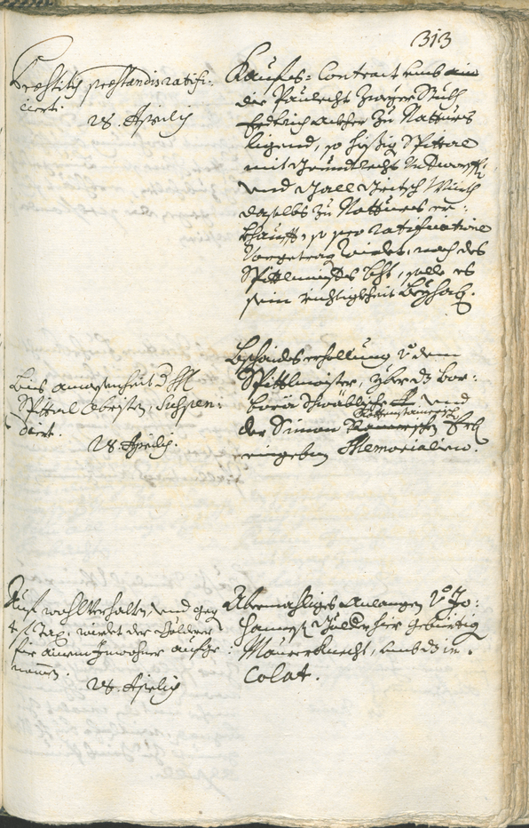 Civic Archives of Bozen-Bolzano - BOhisto Ratsprotokoll 1732/35 