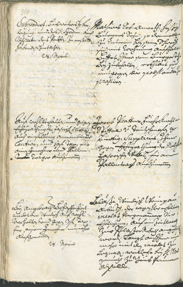 Civic Archives of Bozen-Bolzano - BOhisto Ratsprotokoll 1732/35 