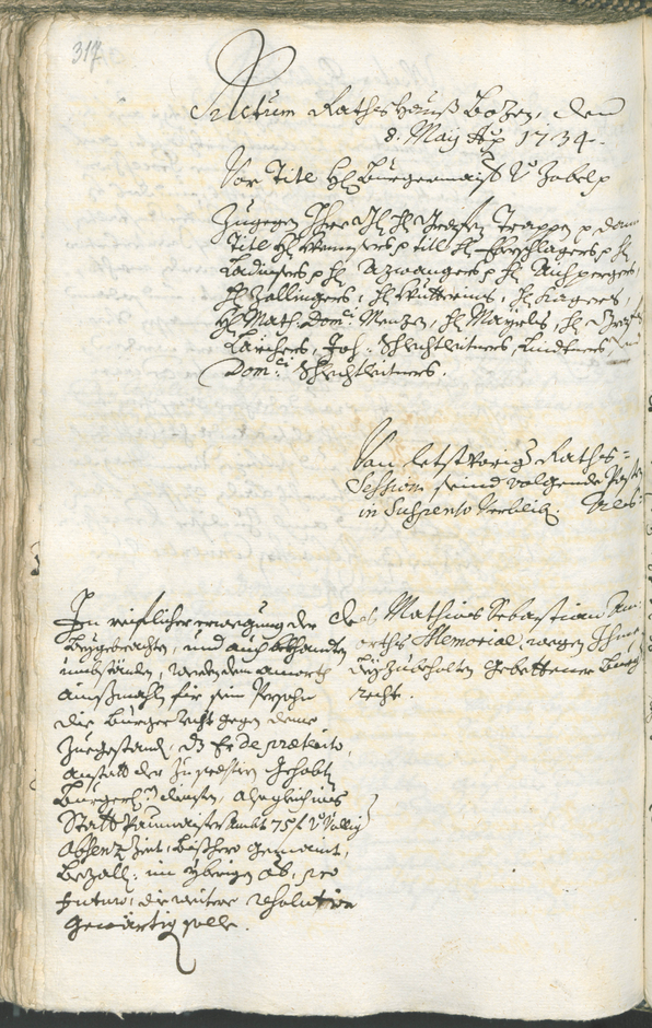 Archivio Storico della Città di Bolzano - BOhisto protocollo consiliare 1732/35 