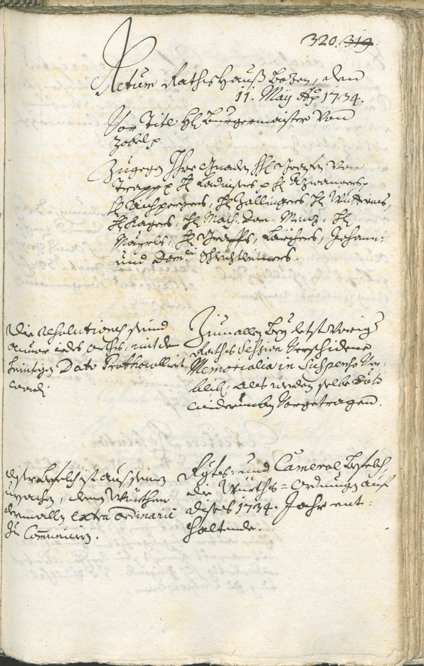 Civic Archives of Bozen-Bolzano - BOhisto Ratsprotokoll 1732/35 