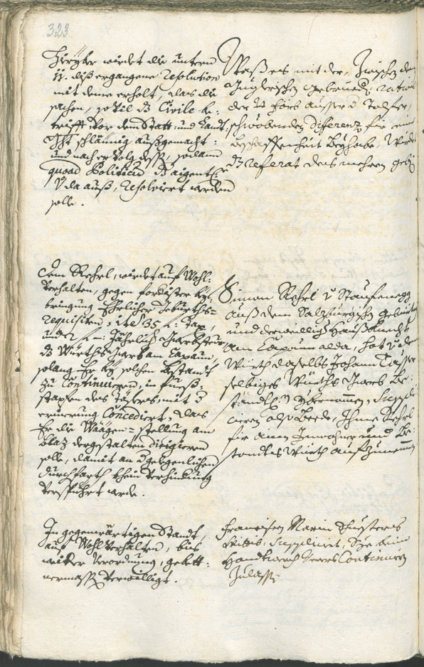 Civic Archives of Bozen-Bolzano - BOhisto Ratsprotokoll 1732/35 