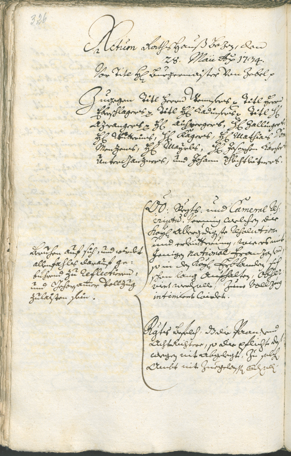 Archivio Storico della Città di Bolzano - BOhisto protocollo consiliare 1732/35 