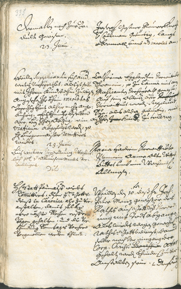 Civic Archives of Bozen-Bolzano - BOhisto Ratsprotokoll 1732/35 